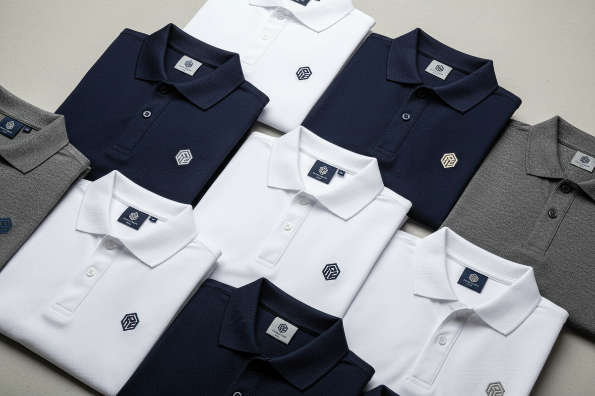 Bulk Polo Shirts With Logo: The Professional Choice for Business Teams