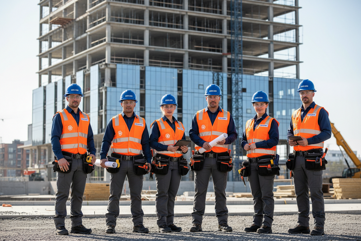 Custom Uniforms for Construction Teams: Safety Meets Branding