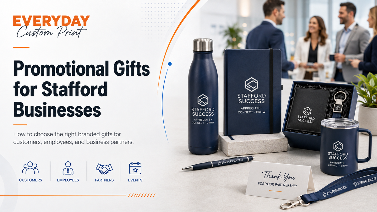 Promotional Gifts for Stafford Customers, Employees, and Business Partners