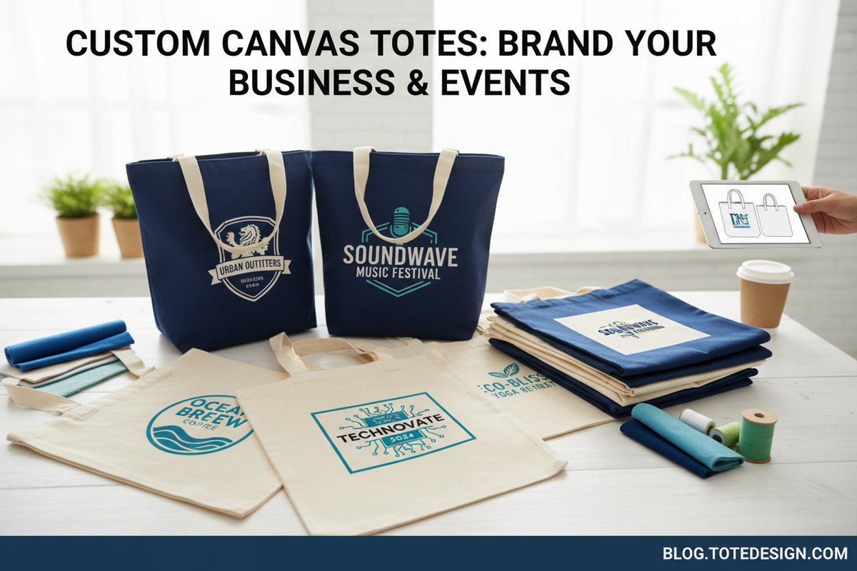 Tote Bags With Logo: Custom Options for Businesses and Events