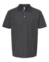 Men's 50/50 Sport Pique Polo - heather charcoal