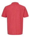 Men's 50/50 Sport Pique Polo - heather red