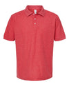 Men's 50/50 Sport Pique Polo - heather red