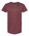Unisex Fine Jersey T-Shirt - heather burgundy