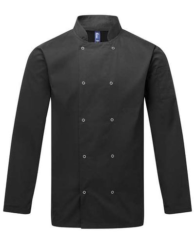 Unisex Ten Studded Front Chef Coat