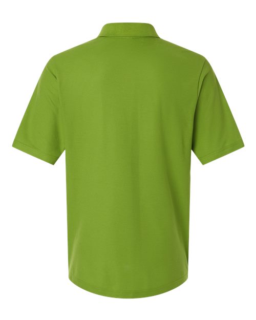 Men's Resolve CVC Performance Pique Polo - acid green by CORE365 - Polos