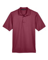 Men's CrownLux Performance® Plaited Polo - burgundy