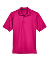 Men's CrownLux Performance® Plaited Polo - crown raspberry