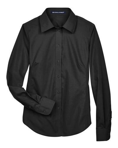 Women's Crown Collection® Broadcloth Woven Dress Shirt