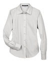 Women's Crown Collection® Broadcloth Woven Dress Shirt - silver