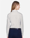 Women's Crown Collection® Broadcloth Woven Dress Shirt - silver