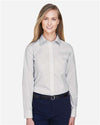 Women's Crown Collection® Broadcloth Woven Dress Shirt - silver