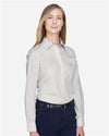 Women's Crown Collection® Broadcloth Woven Dress Shirt - silver