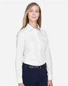 Women's Crown Collection® Broadcloth Woven Dress Shirt - white