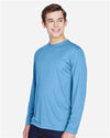 Men's Zone Performance Long Sleeve T-Shirt - sport light blue
