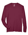 Men's Zone Performance Long Sleeve T-Shirt - sport maroon