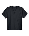 Unisex Restore Scrub Top - black
