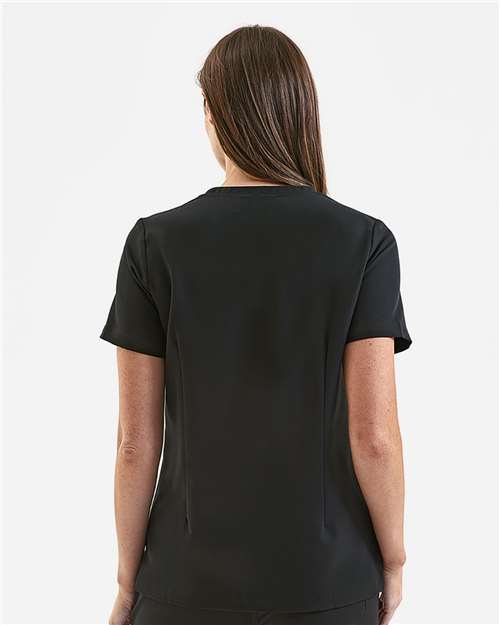 Women's Limitless V-Neck Stretch Scrub Top - black by Onna - Wovens