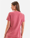 Women's Limitless V-Neck Stretch Scrub Top - calm pink