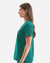 Women's Limitless V-Neck Stretch Scrub Top - clean green