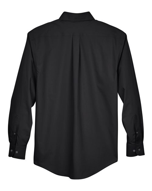 Devon & Jones D620 Men's Crown Woven Collection Solid Broadcloth - Black
