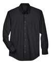 Men's Crown Collection® Broadcloth Woven Dress Shirt - black