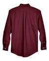 Men's Crown Collection® Broadcloth Woven Dress Shirt - burgundy