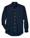 Men's Crown Collection® Broadcloth Woven Dress Shirt - navy