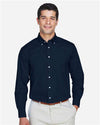 Men's Crown Collection® Broadcloth Woven Dress Shirt - navy