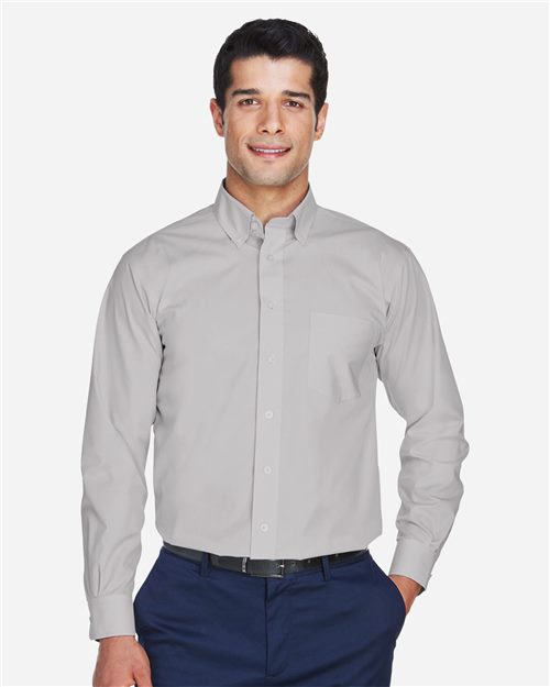Men's Crown Collection® Broadcloth Woven Dress Shirt