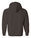 Unisex Heavy Blend™ Full-Zip Hooded Sweatshirt - dark chocolate