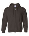 Unisex Heavy Blend™ Full-Zip Hooded Sweatshirt - dark chocolate