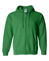 Unisex Heavy Blend™ Full-Zip Hooded Sweatshirt - irish green