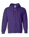 Unisex Heavy Blend™ Full-Zip Hooded Sweatshirt - purple