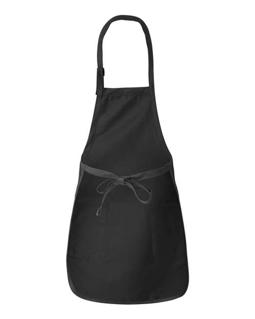 Full-Length Apron with Pockets - black by Q-Tees - Accessories