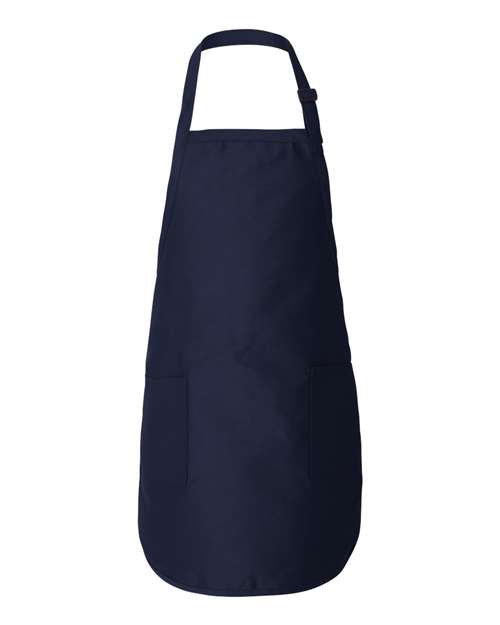 Full-Length Apron with Pockets - navy by Q-Tees - Accessories