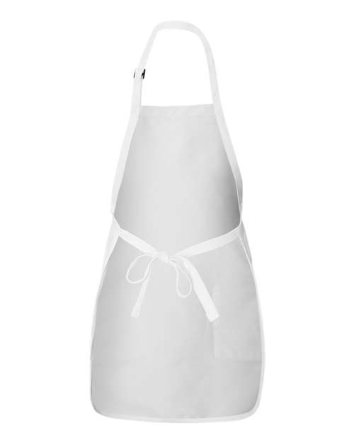 Full-Length Apron with Pockets - white by Q-Tees - Accessories