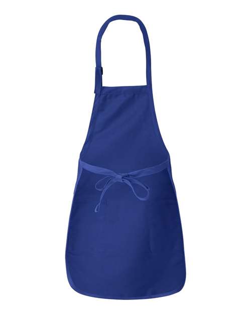 Full-Length Apron with Pockets - royal by Q-Tees - Accessories