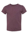 Toddler Jersey Tee - heather maroon
