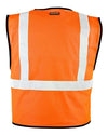Unisex Hook-and-Loop Mesh Vest - orange