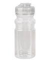 Prime Line USA Made 20 oz. Translucent Sport Water Bottle With Snap Cap