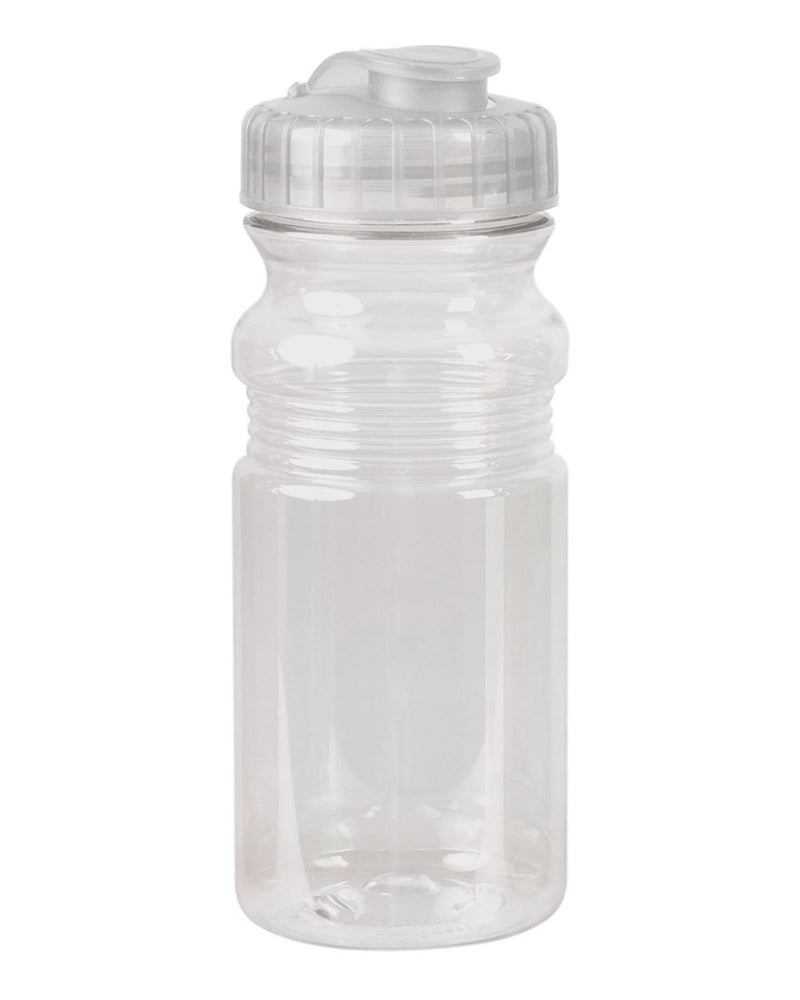 Prime Line USA Made 20 oz. Translucent Sport Water Bottle With Snap Cap by Everyday Custom Print