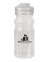Prime Line USA Made 20 oz. Translucent Sport Water Bottle With Snap Cap