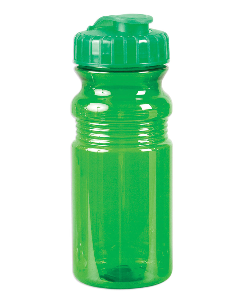 Prime Line USA Made 20 oz. Translucent Sport Water Bottle With Snap Cap by Everyday Custom Print