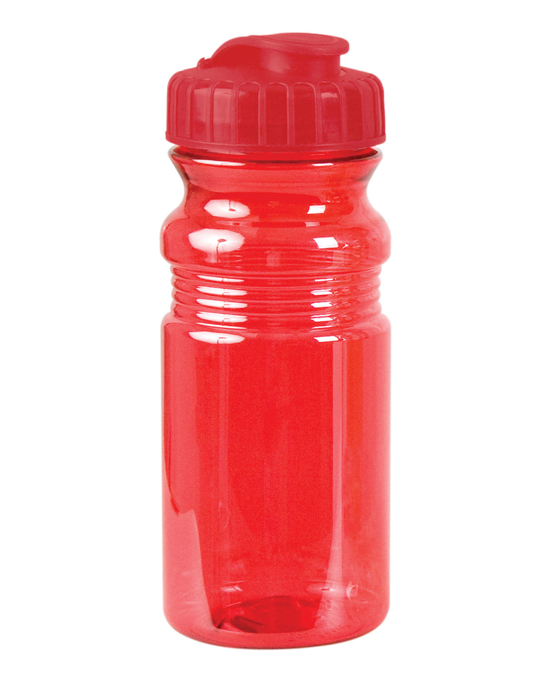 Prime Line USA Made 20 oz. Translucent Sport Water Bottle With Snap Cap by Everyday Custom Print