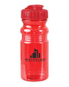 Prime Line USA Made 20 oz. Translucent Sport Water Bottle With Snap Cap